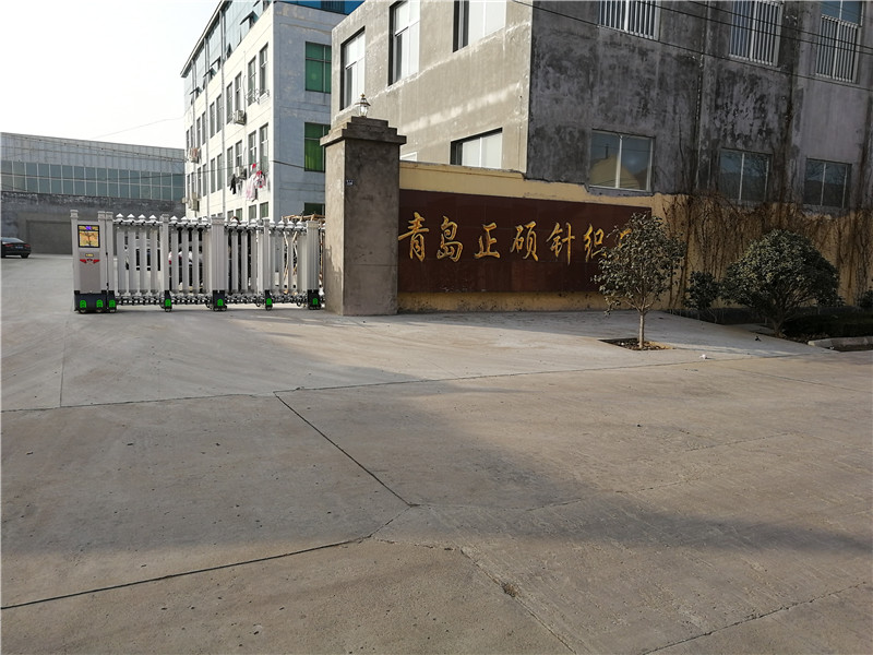 青島正碩針織廠-電動(dòng)伸縮門案例