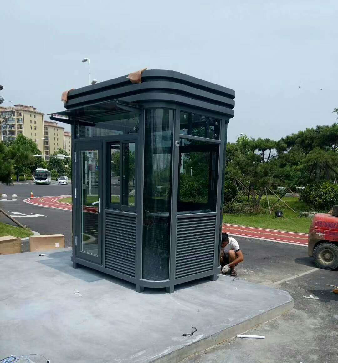 膠州市建設開發(fā)公司崗亭案例