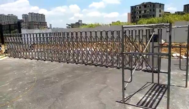 青島市北區(qū)南寧路電動伸縮門上門定制安裝